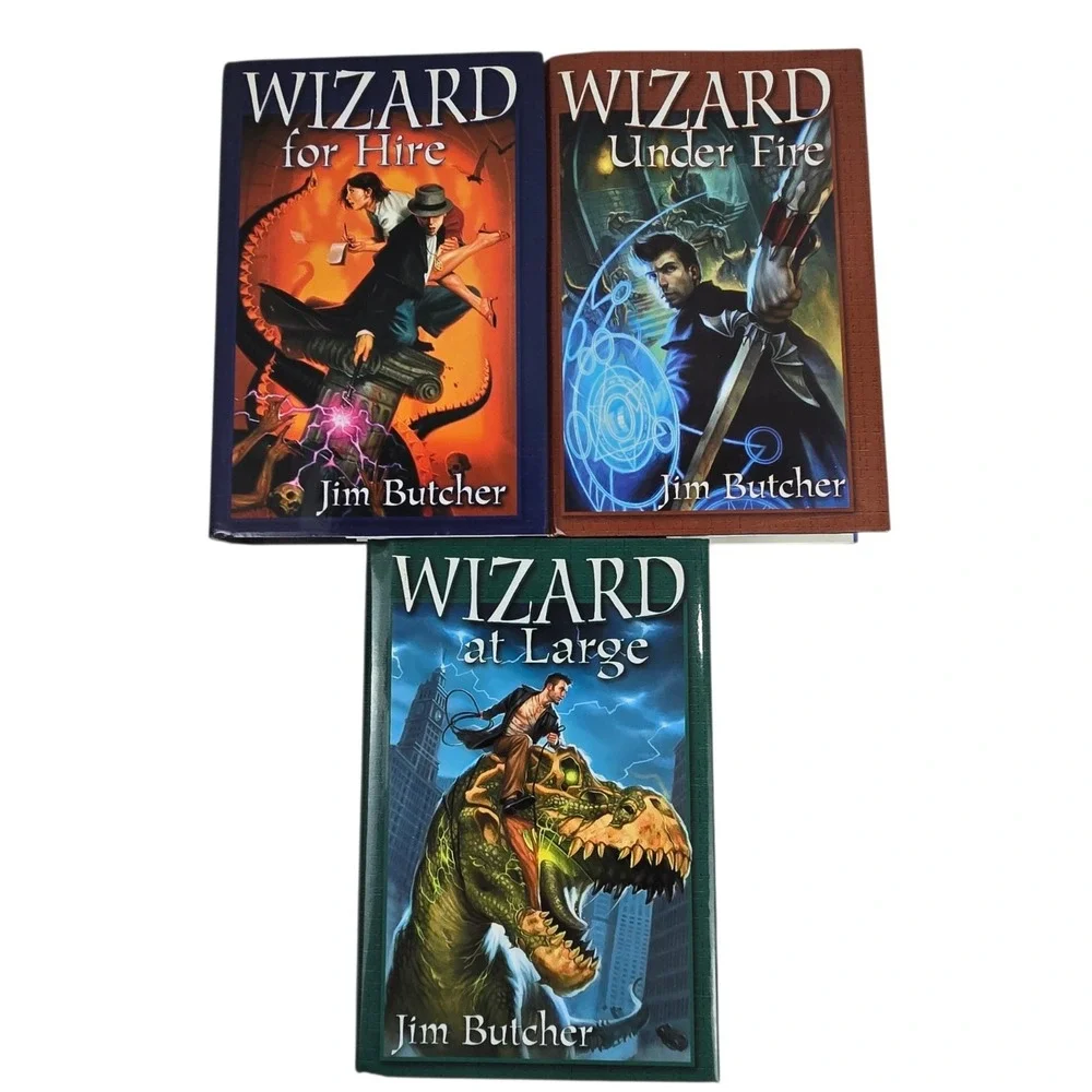 Jim Butcher Dresden Files SFBC Hardcover Omnibus Lot (3 Books) VERY GOOD COND
